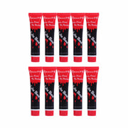 10pcs Red Artificial Fake Blood Is The Perfect Choice For Realistic Prank Makeup, Suitable For Costume Parties，Halloween Makeup