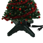 Christmas Tree Electric Rotating Stand Heavy-Duty Artificial Xmas Tree Base
