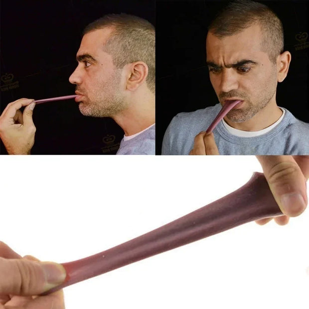 Realistic Tongue Gross Jokes Prank Magic Tricks Halloween Horrific Prop Magician Party Decorations