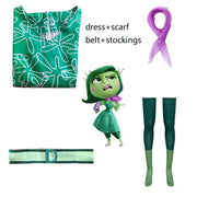 Movie Riley Inside Cosplay Out Costume Disgust Joy Halloween Carnival Cosplay Riley Joy Customized Clothes