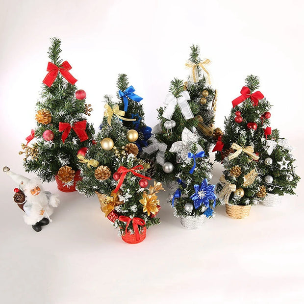 Christmas Tree Artificial Christmas Tree DIY Handicraft  New Year Gift for Home Bedroom Party Decorations