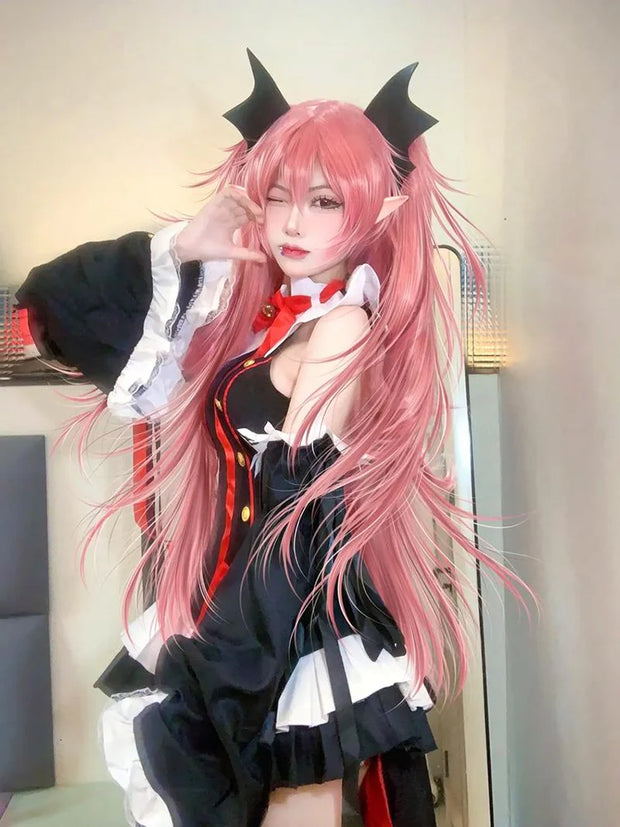 Seraph Of The End Owari no Seraph Krul Tepes Cosplay Costume Uniform Wig Cosplay Anime Witch Vampire Halloween Costume For Women