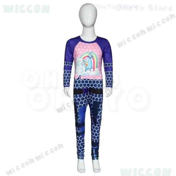 Game Skin Outfit Fortnitte Cosplay Fishstick Omega Jumpsuit Black Knight Costume Carnival Adults Kids Halloween Roleplay