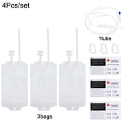 400ml Halloween Blood Bags Alcohol Juice Drinking Bag Halloween Birthday Party Decoration Vampire Cosplay Supplies Horror Props