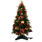 Christmas Tree Electric Rotating Stand Heavy-Duty Artificial Xmas Tree Base
