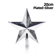Gold and Silver Red Tree Top Star Christmas Decorations for Home Xmas Tree Toppers  Ornaments Navidad New Year 2023 Natal Noel