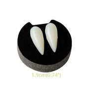 1/2/3/4pcs Halloween Decoration Vampire Teeth Fangs Dentures Props Halloween Cosplay Props False Fangs With Solid Glue Halloween