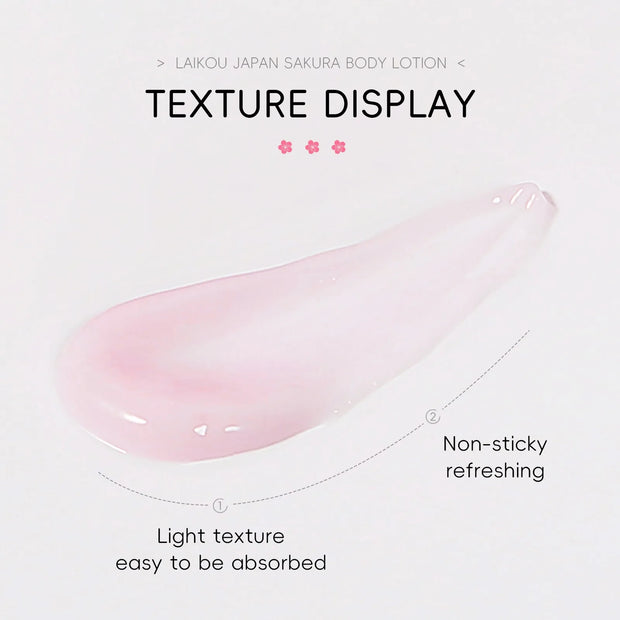 Cherry Blossom Body Cream 200g Moisturizing Lotion Daily Skin Care Essential Holiday Gift Idea