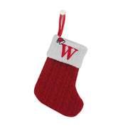 Christmas Socks Knitting Snowflake Letter Stocking Christmas Decoration For Home 2024 Xmas Tree Ornament Gift Navidad Natal 2025