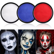 30G Water Solubility Monochromatic Body Paint Black And White Makeup Face Paint Halloween Party Waterproof Makeup Body Painting