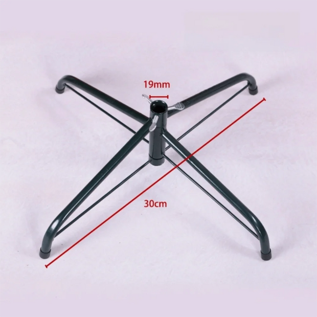 Durable Metal Christmas Tree Stand Base Sturdy Rotating Xmas Tree Holder Christmas Tree Stand Legs Christmas Tree Accessory