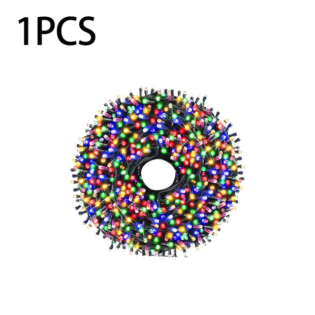 1/2/3Pcs LED String Light 10M/20M/30M Christmas Tree Fairy Outdoor Festoon 220V EU Plug/110V US Plug,Party Decor Lamp CW/WW/RGB