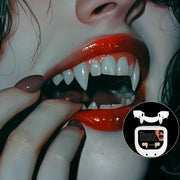 Retractable Vampire Teeth Halloween Dentures Vampire Teeth Horror Halloween Cosplay Party Decoration Reusable Halloween