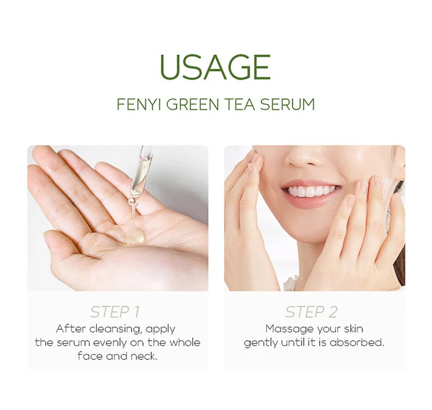 Green Tea Skin Care Set Oil Control fresh Serum Day Cream Repair Face Nourish Toner Cleaning Mud Mask Skin Care suit
