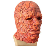Fantastic Four Thing Superhero Mask Full Head Mask Gloves Halloween Fancy Dress Up Horror Latex Mask Cosplay Party Props