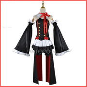 Anime Seraph Of The End Krul Tepes Cosplay Costume Owari No Seraph Witch Vampire Wig Dress Boot Woman Sexy Christmas Suit