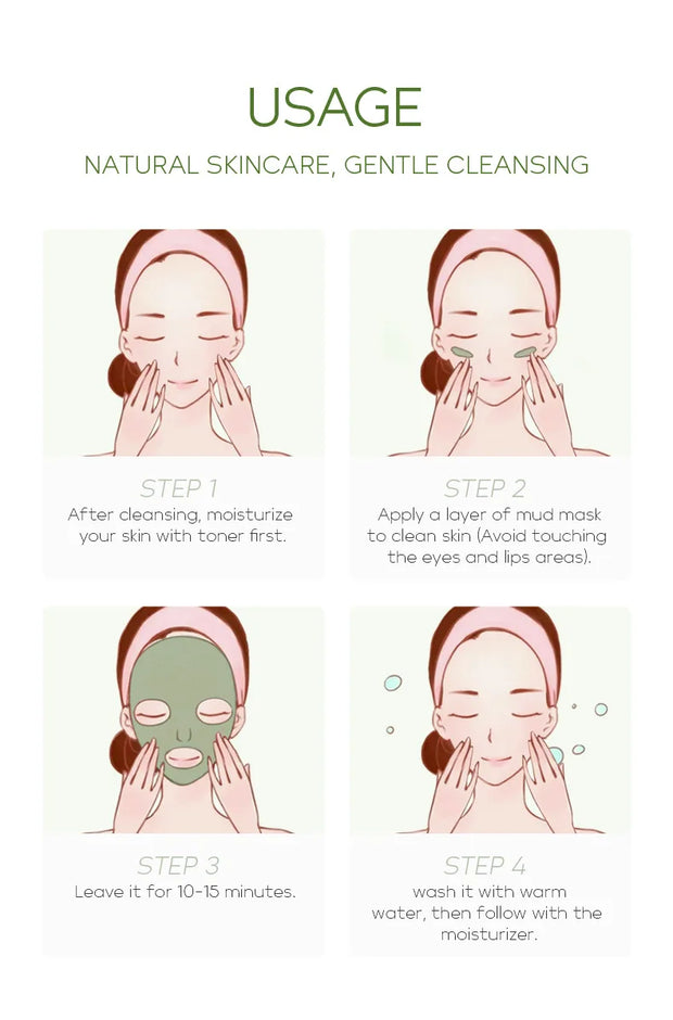 Green Tea Skin Care Set Oil Control fresh Serum Day Cream Repair Face Nourish Toner Cleaning Mud Mask Skin Care suit