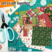 24pcs Christmas Decorative Scrapbook Paper,Christmas Gift Small Business Packaging,Cardmaking Craft For Journal Background Paper