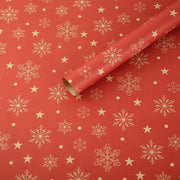 1/6pcs Christmas Wrapping Paper Vintage Kraft Paper Christmas Tree Snowflake Pattern Gift Wrapping Paper Bouquet Wrapping Paper