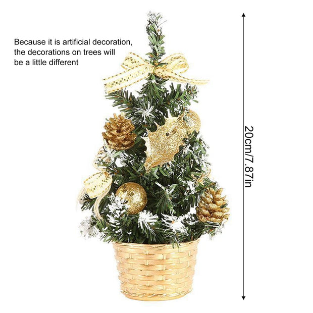 Christmas Tree Artificial Christmas Tree DIY Handicraft  New Year Gift for Home Bedroom Party Decorations