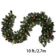 Christmas Decoration Rattan Front Door Hanging Red Berry Branch Fashion Diy Wreath Party Decoration Home Wall Door