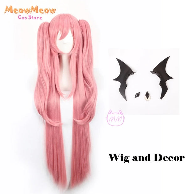 Anime Seraph Of The End Krul Tepes Cosplay Costume Owari No Seraph Witch Vampire Wig Dress Boot Woman Sexy Christmas Suit
