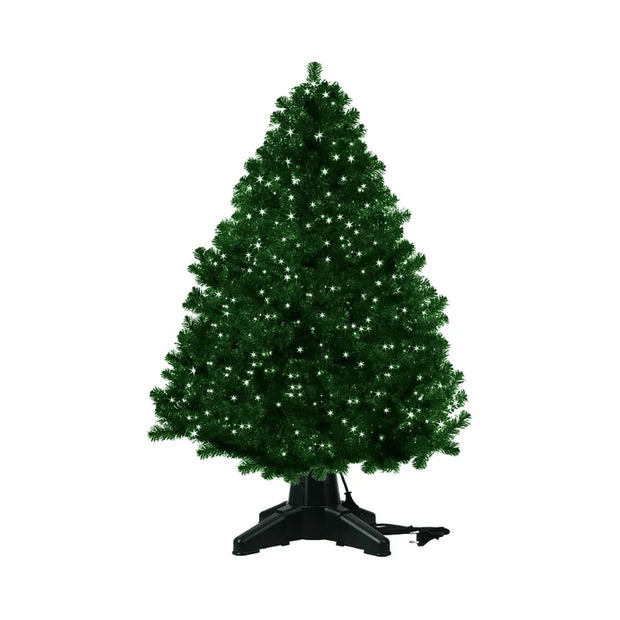 Christmas Tree Electric Rotating Stand Heavy-Duty Artificial Xmas Tree Base