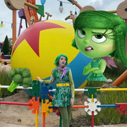 Inside Out 2 Disgust Joy Cosplay Costume Women Dress Uniform Suit Halloween Carnival Party Role Play Full Set For Adult Kids Cos