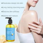 Vanilla Body Massage Oil Improve Moisturizing Relieve Stress Strengthen Nourishing Muscle Relaxing Body SPA Plant Essential Oils