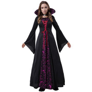 Carnival Halloween Lady Vintage Gothic Vampire Costume Glamour Witch Spooktacular Cosplay Fancy Party Dress