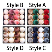 12 Pieces Christmas Ball Ornaments 8 cm Christmas Tree Hanging Decorations Xmas Decor for Wreath Wedding Party Birthday New Year