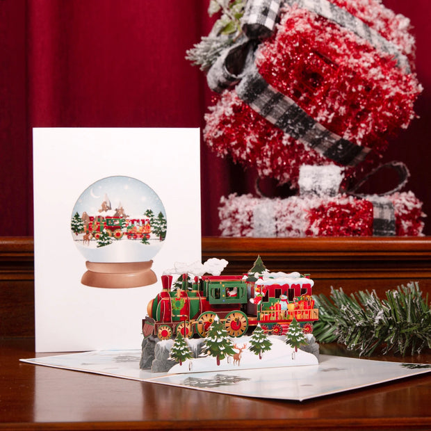Pop Up Christmas Card, 3D Holidays Greeting Cards, New Year Card