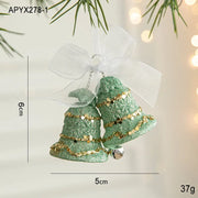 Christmas Decorations Christmas Tree Ornaments Green Butterfly Snowflake Decorations and Home Christmas Party Decorations