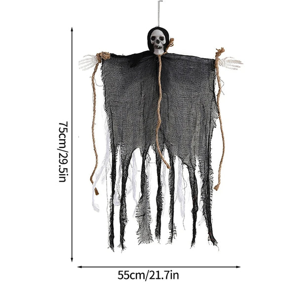 Day of The Dead Halloween Decoraiton 2025 Hallowen Outdoor Decor Hanging Flags Ghost Skeleton Decor Home Decor