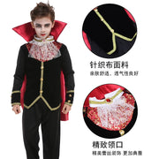 Halloween Boy Vampire Costume ,Boy Devil Role-playing Outfit,Children Carnival Live Performance Dress Up