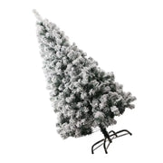 Christmas Decor Artificial Flocked Tree White Xmas Adorable Scene Layout Prop Household Simulated Green Simulation Supply
