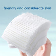 50/100Piece Disposable Makeup Pads Cleansing Puffs Makeup Remover Pads Suitable for face use、Eye and Lip Makeup Remover、Nail Rem