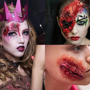 Halloween Plasma Spray Create Realistic Blood Effects Horror Fake Blood Spray Halloween Cosplay Makeup Washable Eye Blood Drops