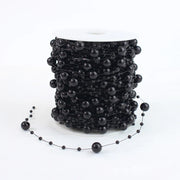 10M 3-8mm Beads Garland Pearl Strands Fish Chain Ribbon for Christmas Tree Wreath Gift Wrapping Decoration