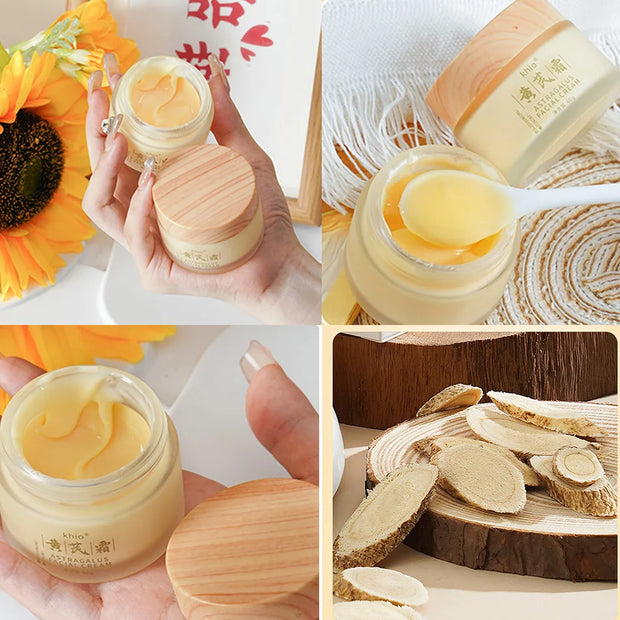 Chinese Medicine Astragalus 20% Whitening Remove Dark Spots Facial Cream Repair Fade Freckls Melanin Remover Brighten Skin