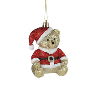 Christmas Tree Ornaments Natal Gold Bear Bell for ChristmasTree Hanging Pendants Home Party Decor New Year Navidad Decor