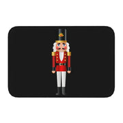 Nutcracker Doll Floor Door Kitchen Bath Mats Anti-Slip Indoor Christmas Soldier Toy Doormat Garage Entrance Rug Carpet Footpad