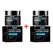 Collagen Anti Wrinkle Cream for Men Moisturizer Retinol Hyaluronic Acid Revitalizing Anti-Aging Reduce Fine Lines Night Lotion