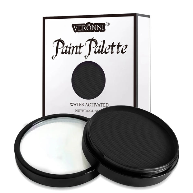30G Water Solubility Monochromatic Body Paint Black And White Makeup Face Paint Halloween Party Waterproof Makeup Body Painting