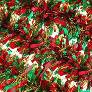Christmas Tree Shiny Garland Light Christmas Streamers Ornaments Tinsel Garland with Led Lights Shiny Twist Christmas Decor