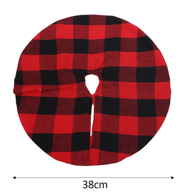 Christmas Tree Skirt Classic Christmas Tree Carpet Base Mat Xmas Trees Skirts Base Cover Home Indoor Party New Year Decorations