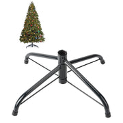 Foldable Christmas Tree Stand Iron Flagpoles Base Mount Brackets with Thumb Screw Christmas Tree Fixing Tools Accessories