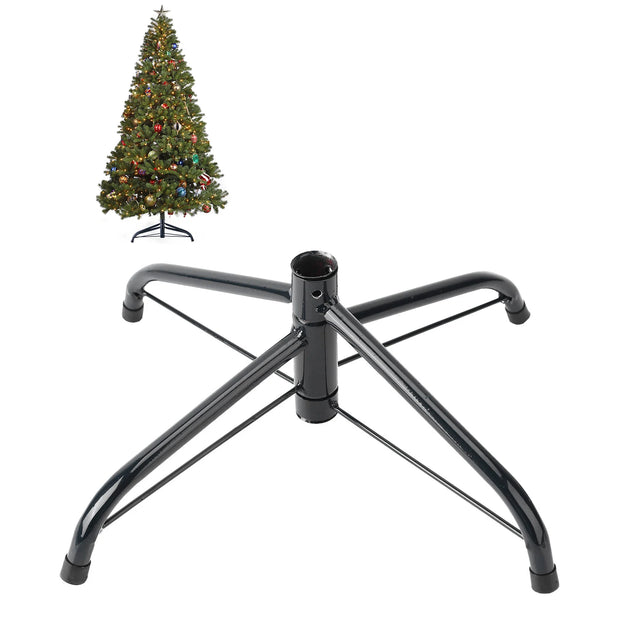 Foldable Christmas Tree Stand Iron Flagpoles Base Mount Brackets with Thumb Screw Christmas Tree Fixing Tools Accessories