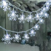 Christmas Tree Decorations 1M-30M LED Garland Holiday Snowflakes String Fairy Lights Ornaments for Home Party Noel Navidad 2026