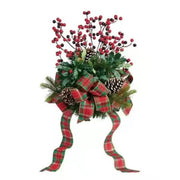 Christmas Tree Decoration Red Fruit Top Hat Pine Cones Decoration Christmas Decoration Xmas Tree Ornament New Year Hanging Decor
